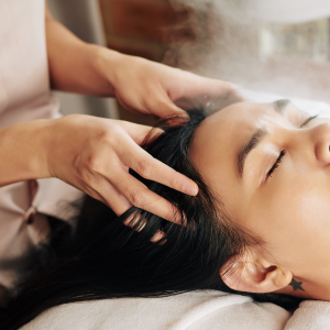 Head Massage With Oil